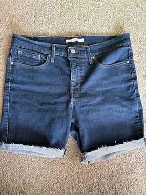 Levi's 315 - Jean Shorts - Shaping Bootcut  turned Shorts - women’s size 31